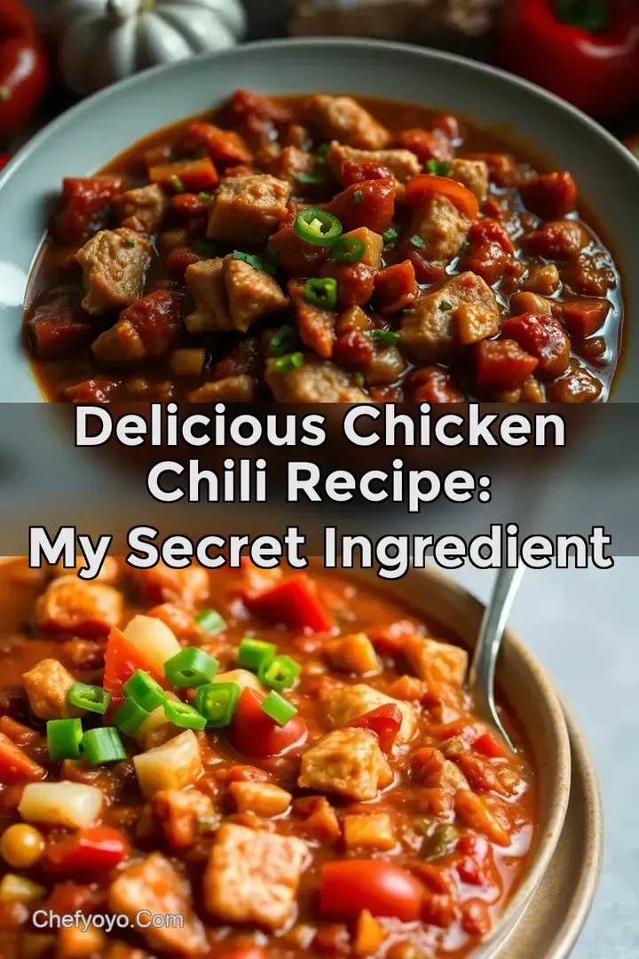 Delicious Chicken Chili Recipe: My Secret Ingredient