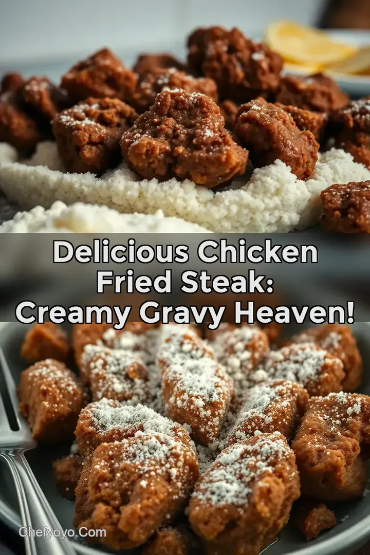 Delicious Chicken Fried Steak: Creamy Gravy Heaven!