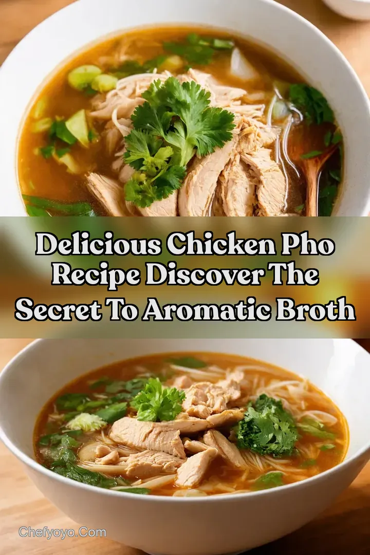 Delicious Chicken Pho Recipe Discover The Secret To Aromatic Broth