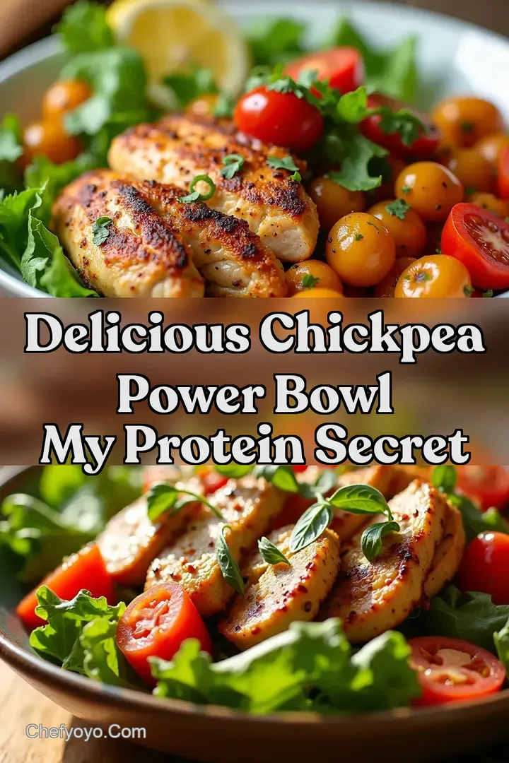 Delicious Chickpea Power Bowl My Protein Secret