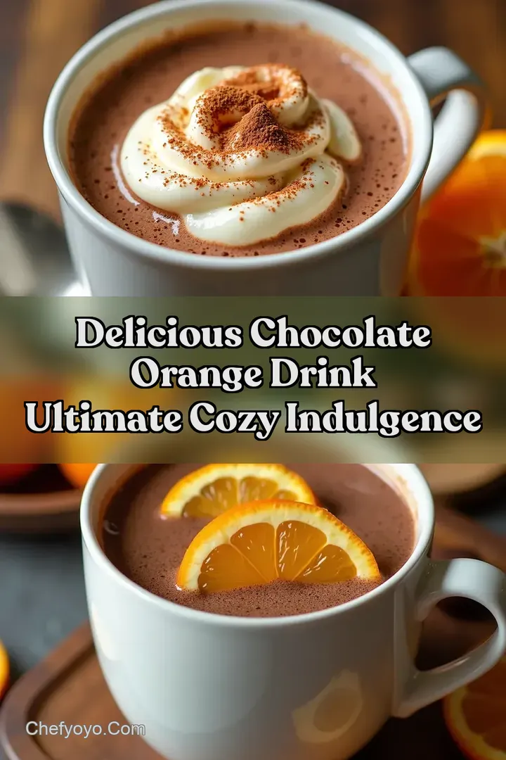Delicious Chocolate Orange Drink Ultimate Cozy Indulgence