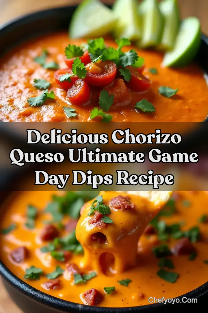 Delicious Chorizo Queso Ultimate Game Day Dips Recipe