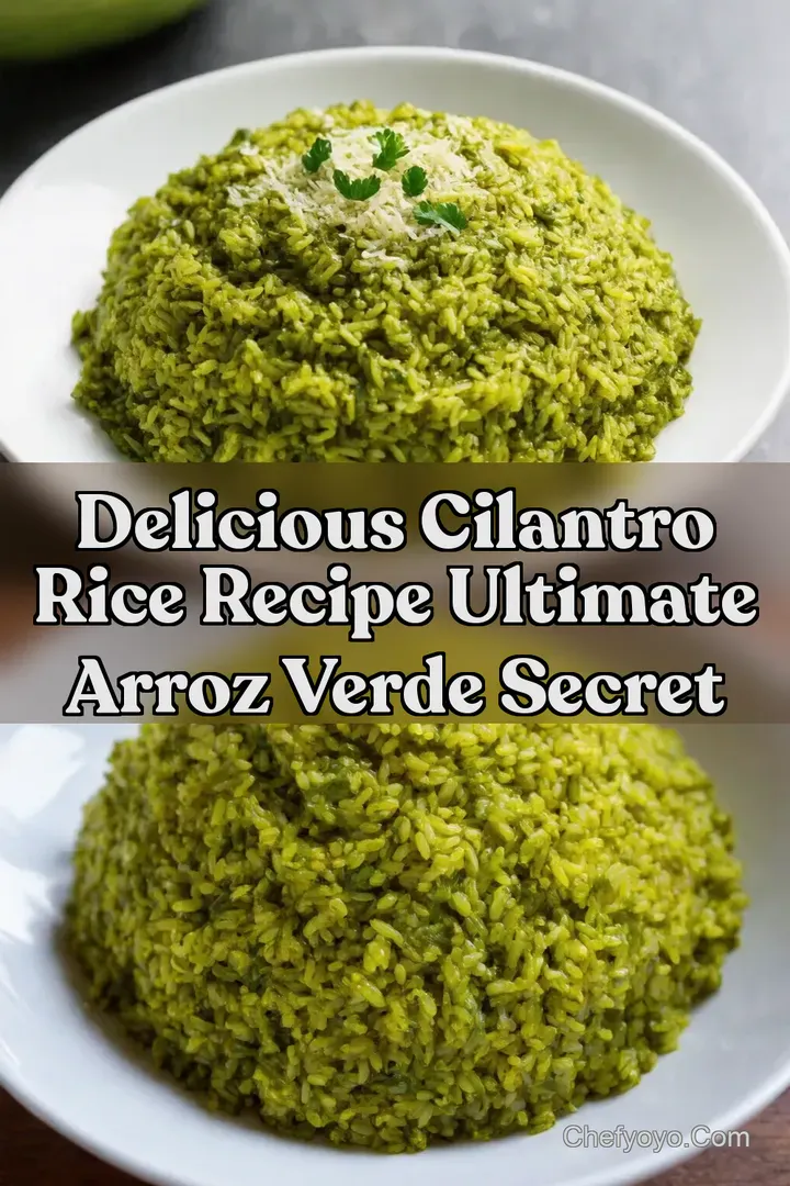 Delicious Cilantro Rice Recipe Ultimate Arroz Verde Secret