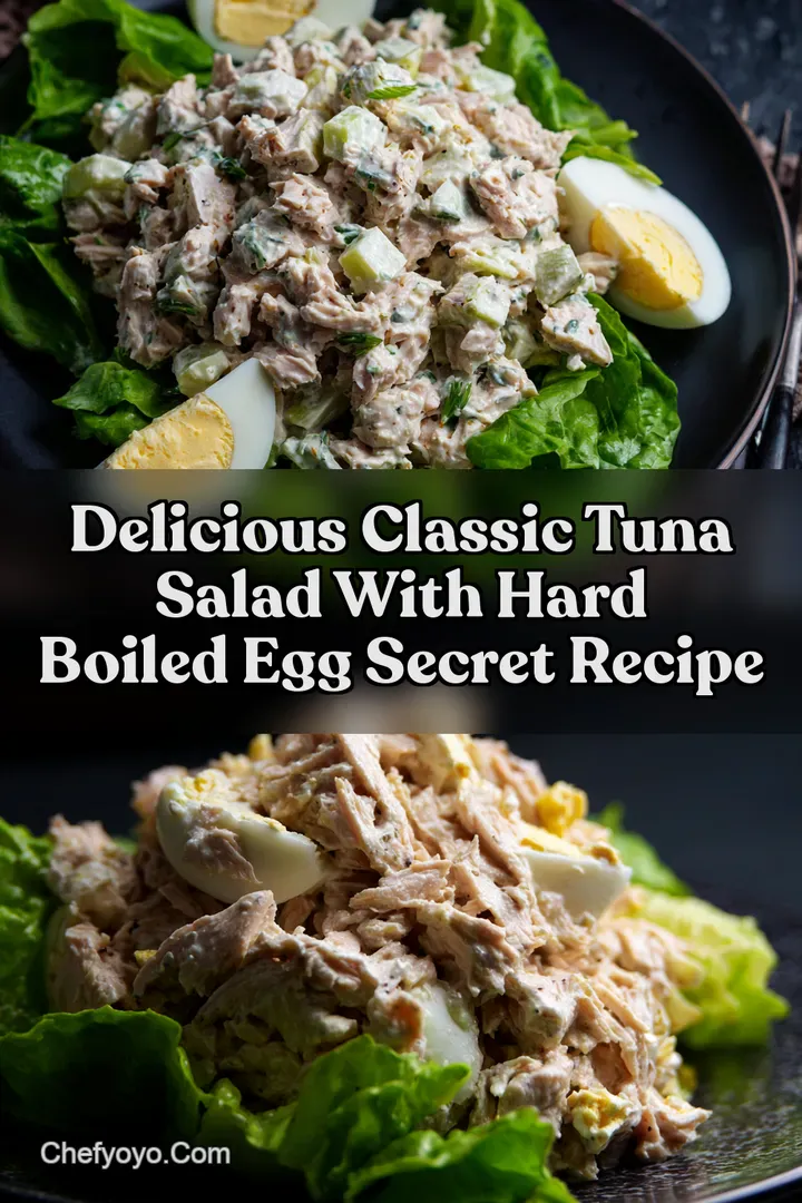 Delicious Classic tuna salad with hard boiled egg Secret Recipe : PIN FOR LATER Delicious Classic tuna salad with hard boiled egg Secret Recipe