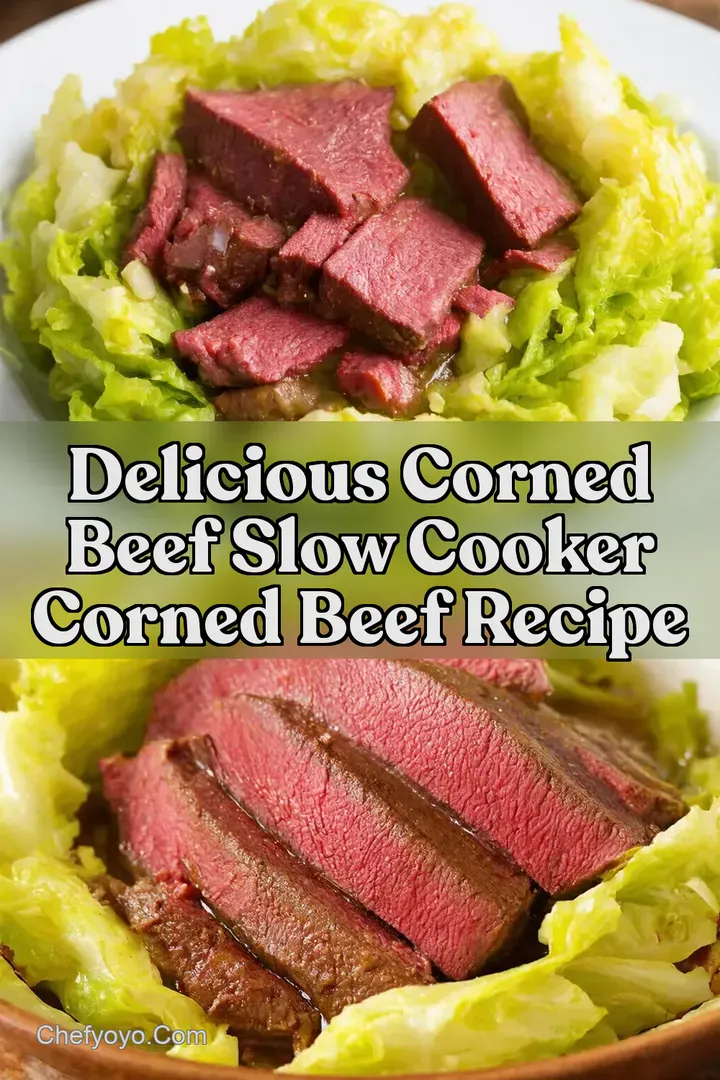 Delicious Corned Beef Slow Cooker Corned Beef Recipe : PIN FOR LATER Delicious Corned Beef Slow Cooker Corned Beef Recipe