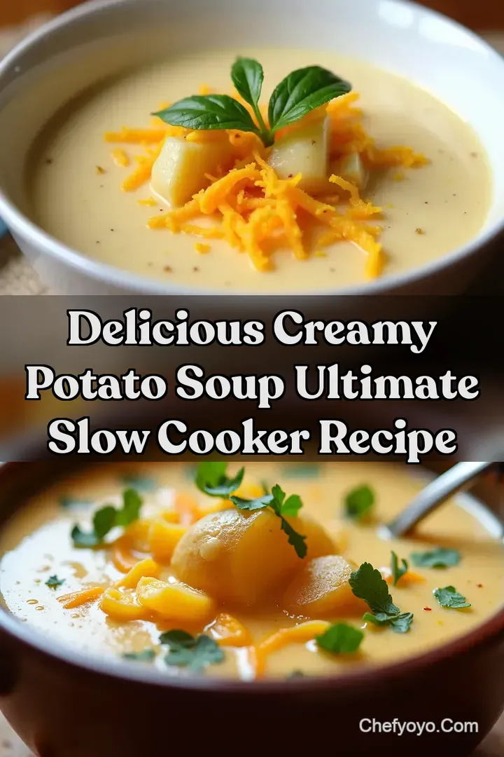 Delicious Creamy Potato Soup Ultimate Slow Cooker Recipe