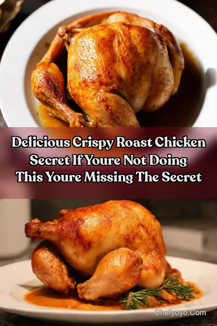 Delicious Crispy Roast Chicken Secret If Youre Not Doing This Youre Missing the Secret