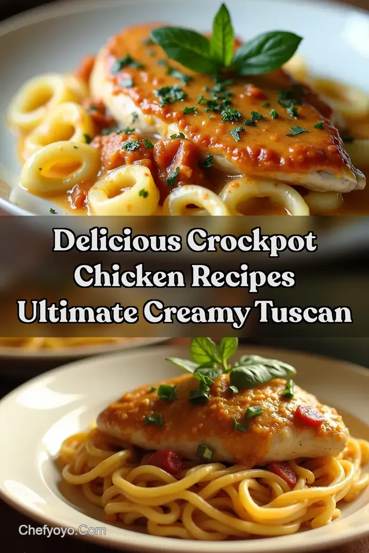 Delicious Crockpot Chicken Recipes Ultimate Creamy Tuscan