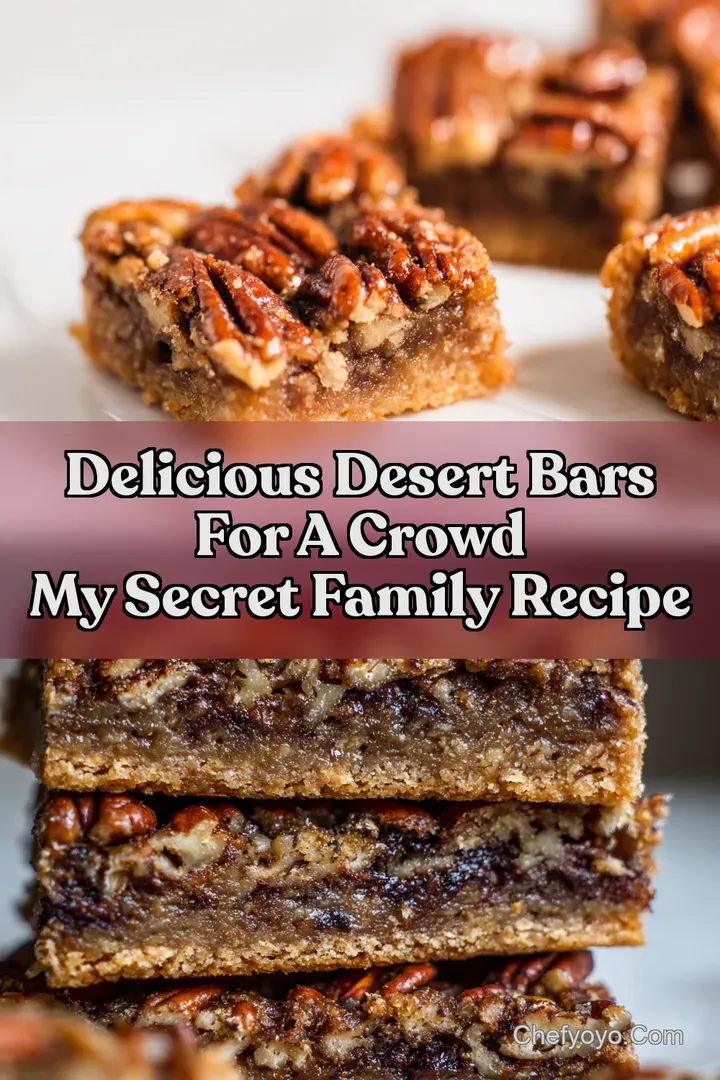 Delicious Desert Bars For A Crowd My Secret Family Recipe : PIN FOR LATER Delicious Desert Bars For A Crowd My Secret Family Recipe