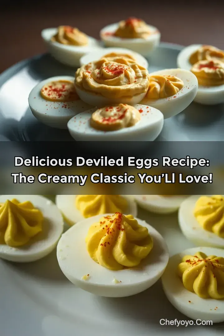 Delicious Deviled Eggs Recipe: The Creamy Classic You&rsquo;ll Love!
