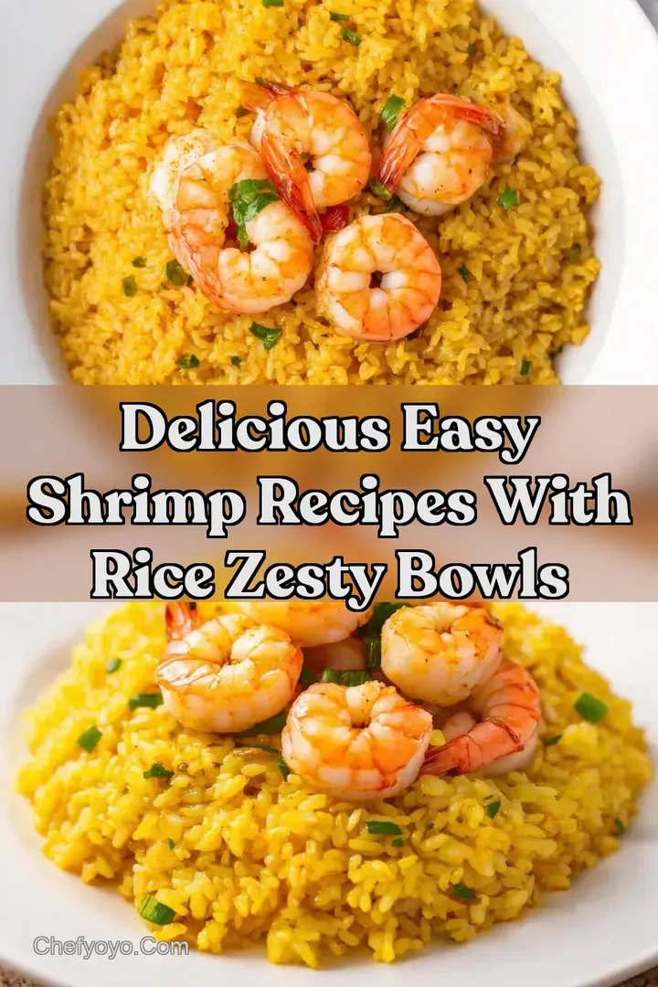 Delicious Easy Shrimp Recipes With Rice Zesty Bowls : PIN FOR LATER Delicious Easy Shrimp Recipes With Rice Zesty Bowls