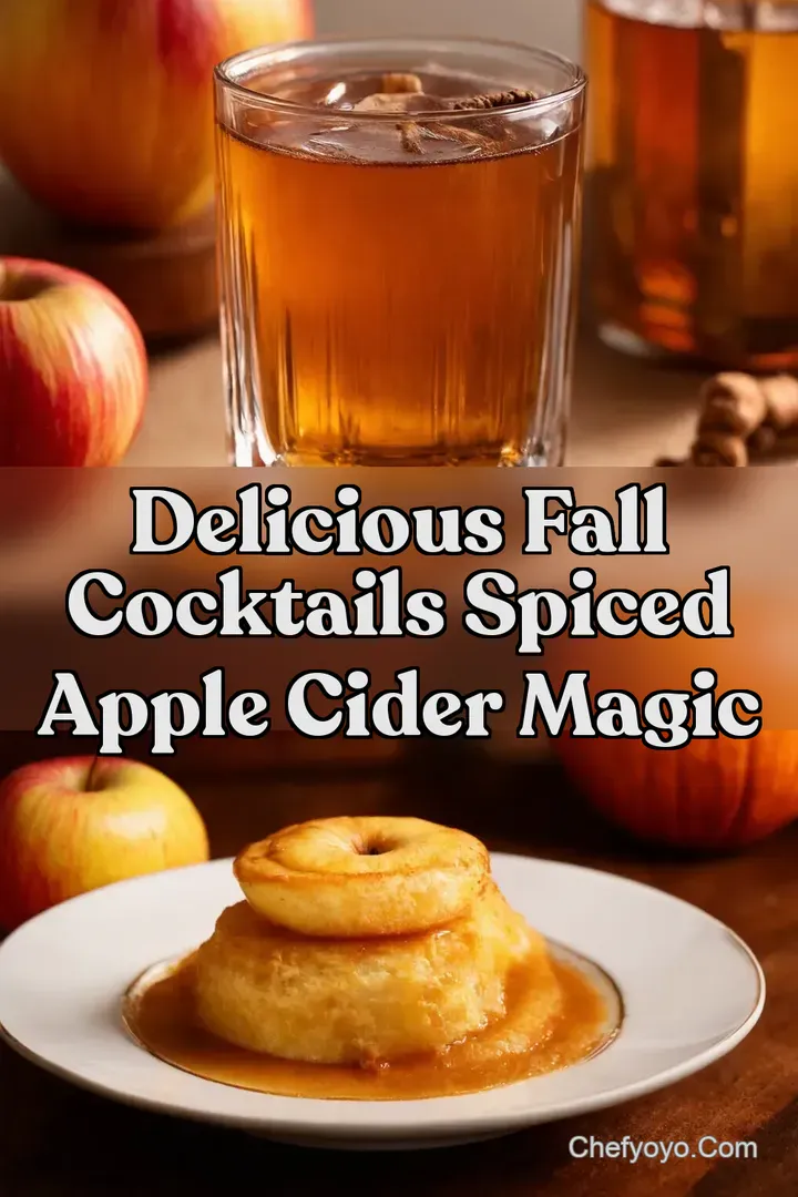 Delicious Fall Cocktails Spiced Apple Cider Magic