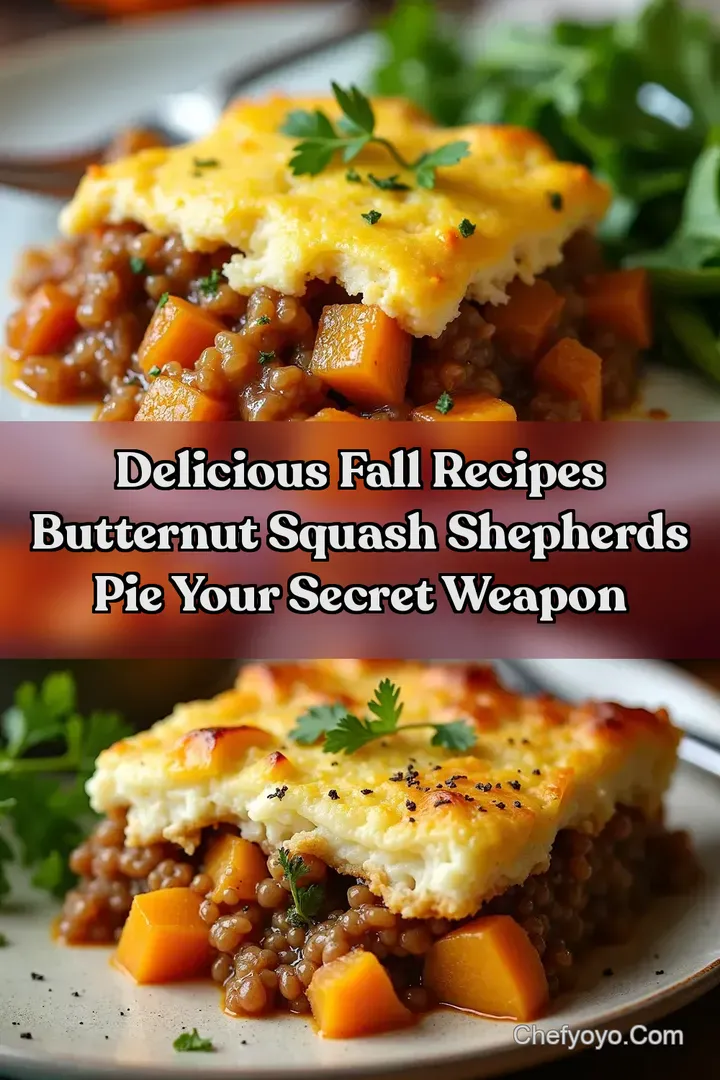 Delicious Fall Recipes Butternut Squash Shepherds Pie Your Secret Weapon
