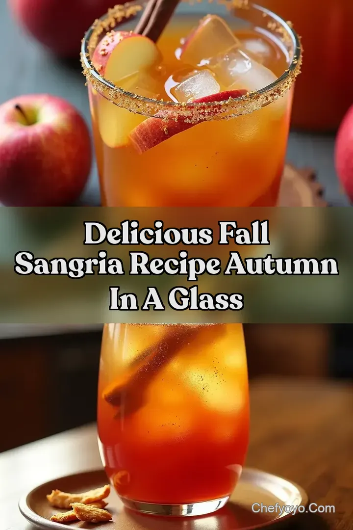 Delicious Fall Sangria Recipe Autumn In A Glass
