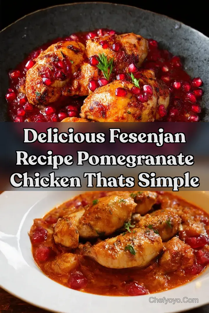 Delicious Fesenjan Recipe Pomegranate Chicken Thats Simple