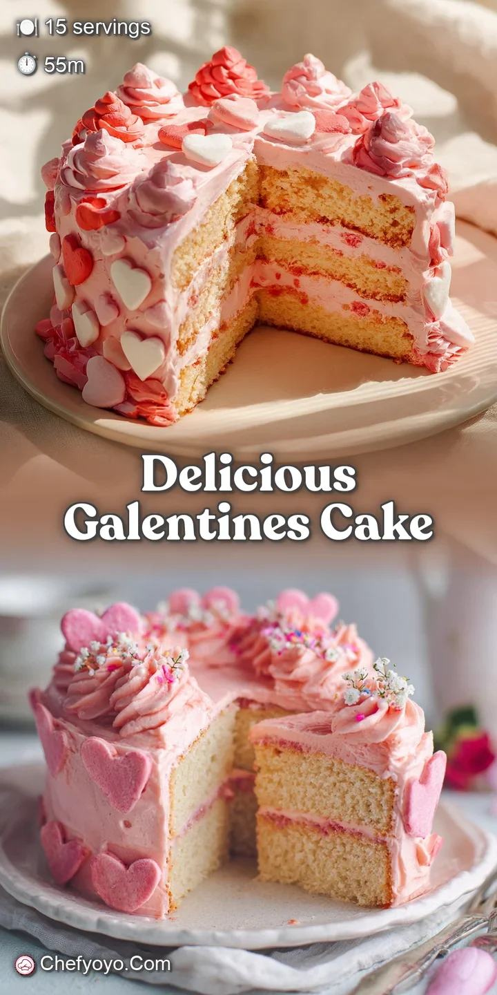 Close up view of a slice of pink cake. Frosting swirls showcase a fluffy texture that looks incredibly tasty.
