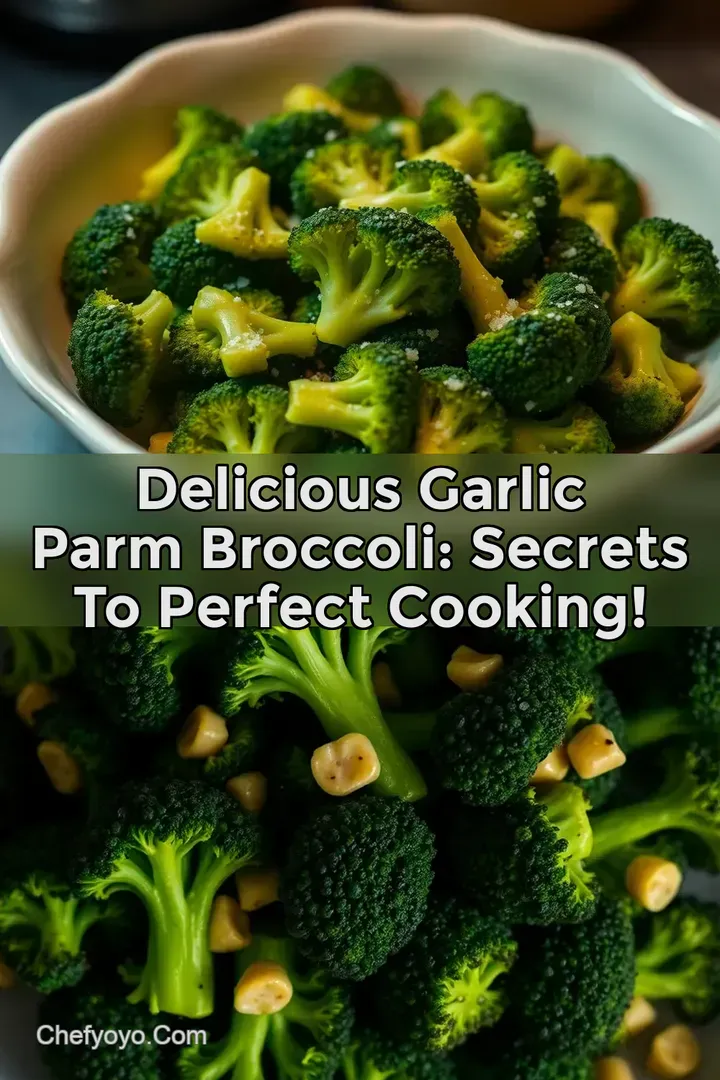 Delicious Garlic Parm Broccoli: Secrets to Perfect Cooking!