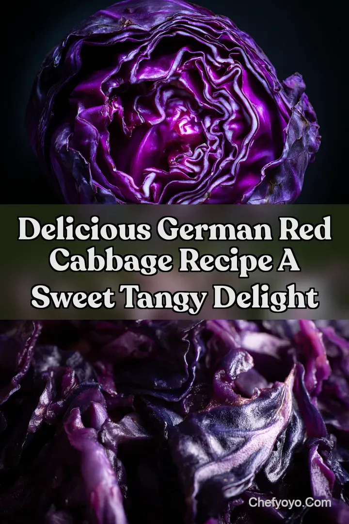 Delicious German Red Cabbage Recipe A Sweet Tangy Delight : PIN FOR LATER Delicious German Red Cabbage Recipe A Sweet Tangy Delight