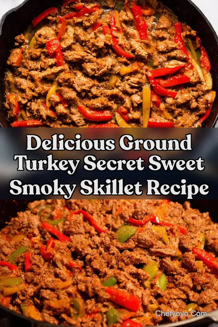 Delicious Ground Turkey Secret Sweet Smoky Skillet Recipe