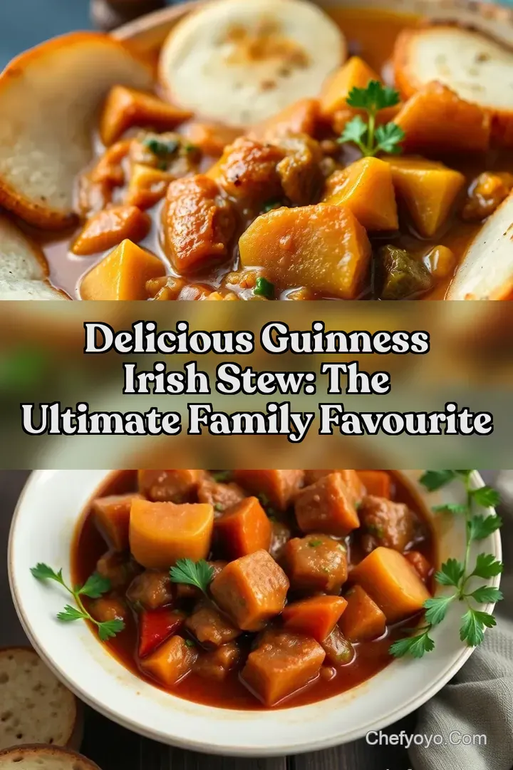 Delicious Guinness Irish Stew: The Ultimate Family Favourite : PIN FOR LATER Delicious Guinness Irish Stew: The Ultimate Family Favourite