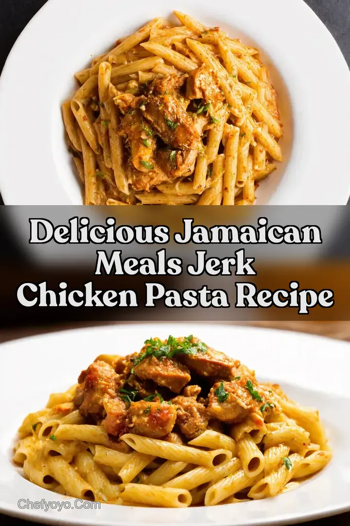 Delicious Jamaican Meals Jerk Chicken Pasta Recipe : PIN FOR LATER Delicious Jamaican Meals Jerk Chicken Pasta Recipe
