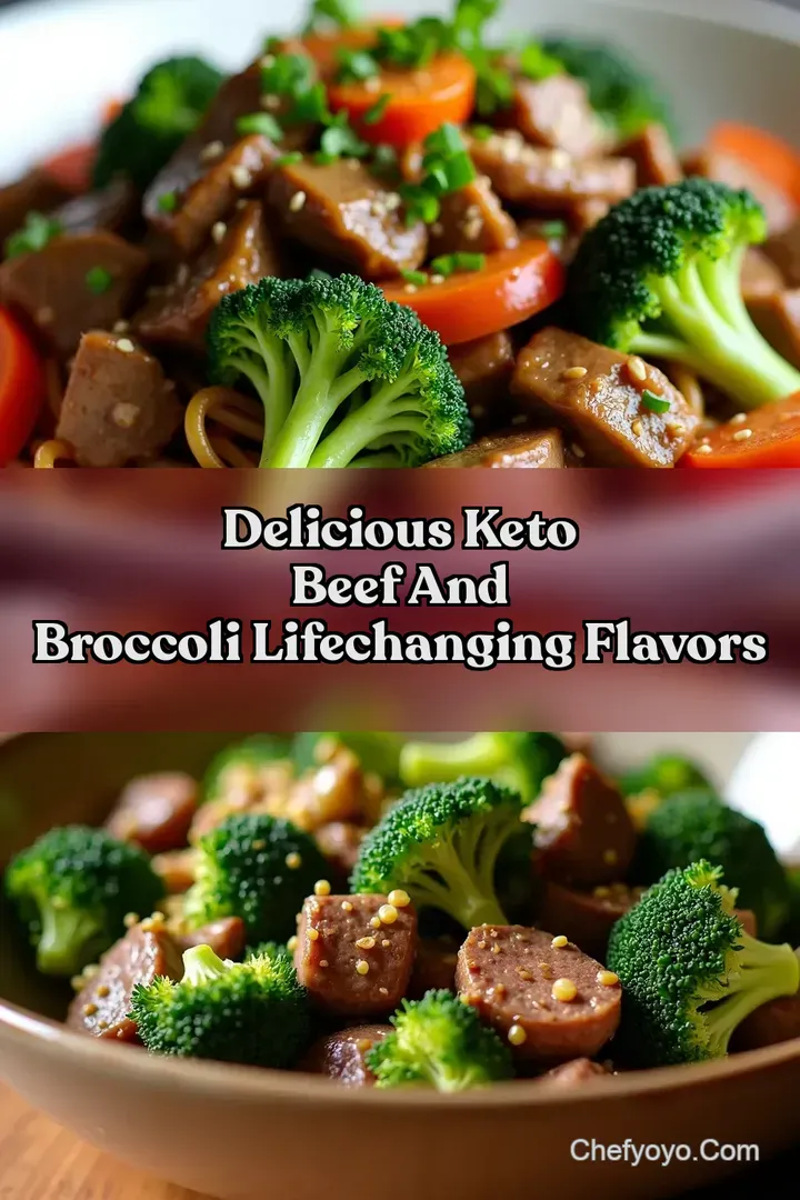 Delicious Keto Beef and Broccoli LifeChanging Flavors