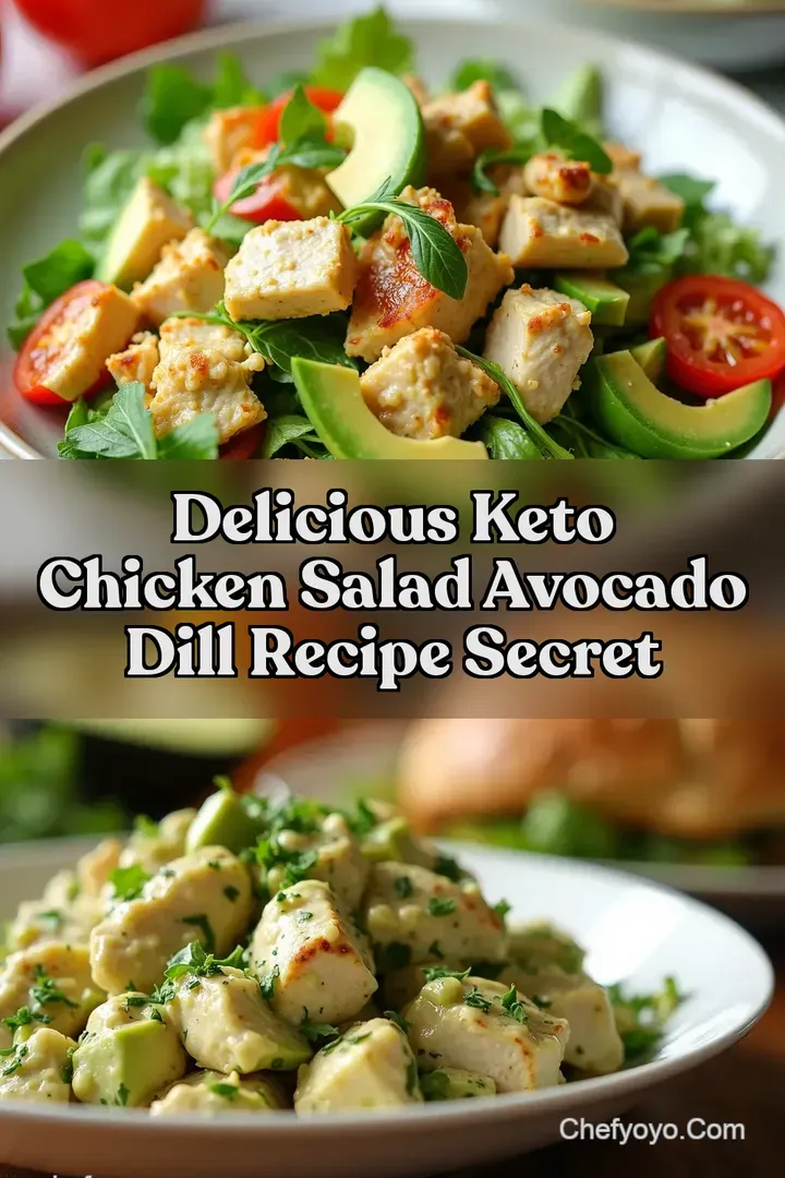 Delicious Keto Chicken Salad Avocado Dill Recipe Secret