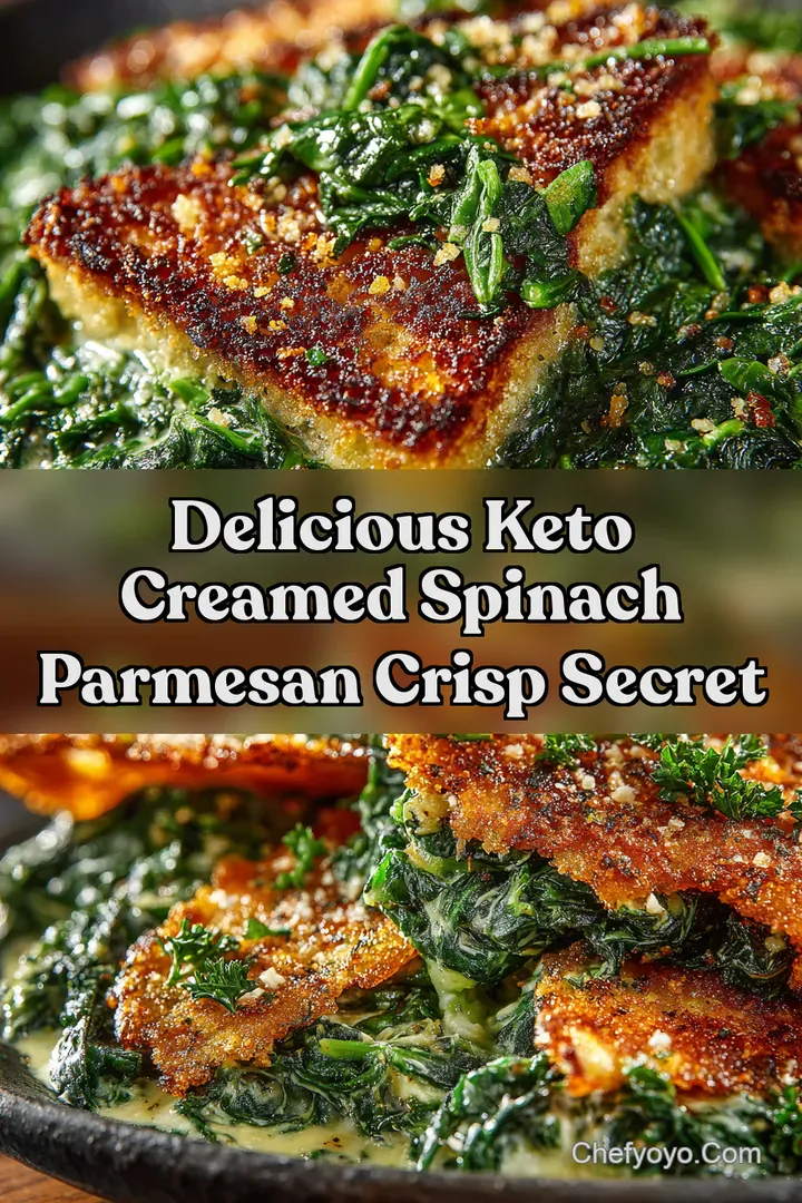 Delicious Keto Creamed Spinach Parmesan Crisp Secret