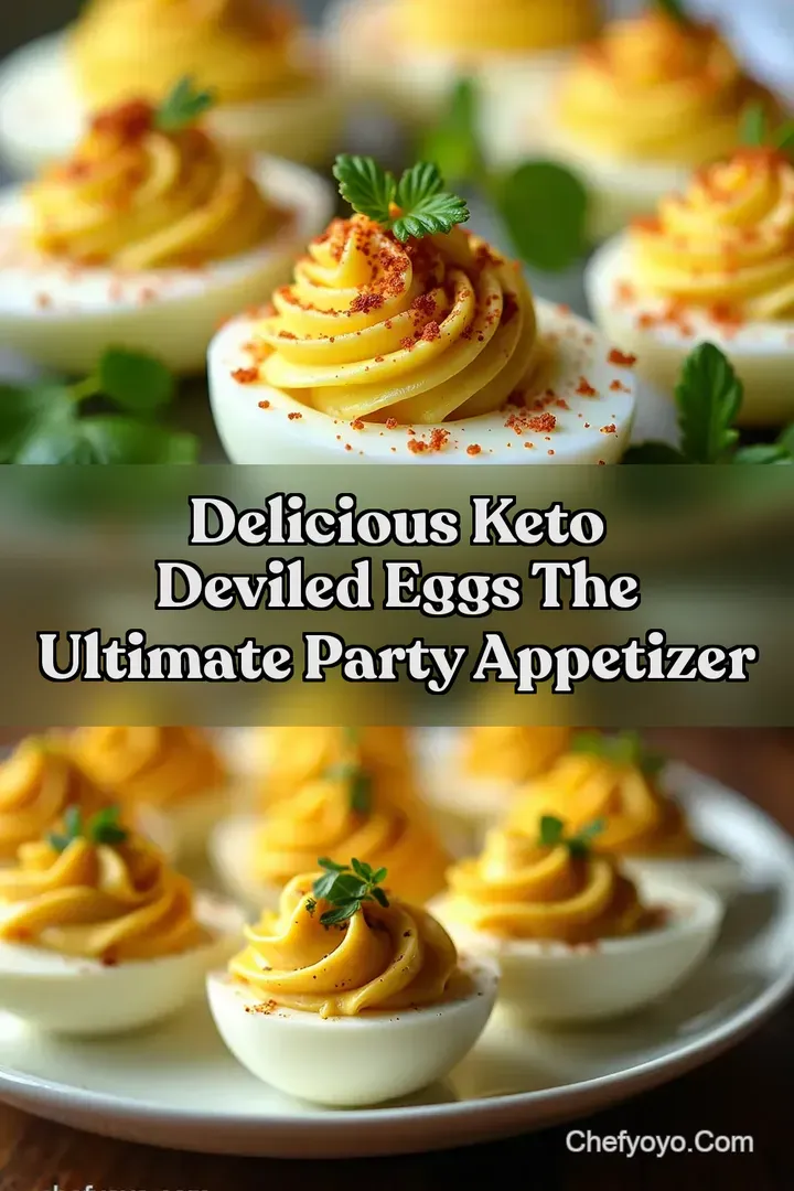 Delicious Keto Deviled Eggs The Ultimate Party Appetizer