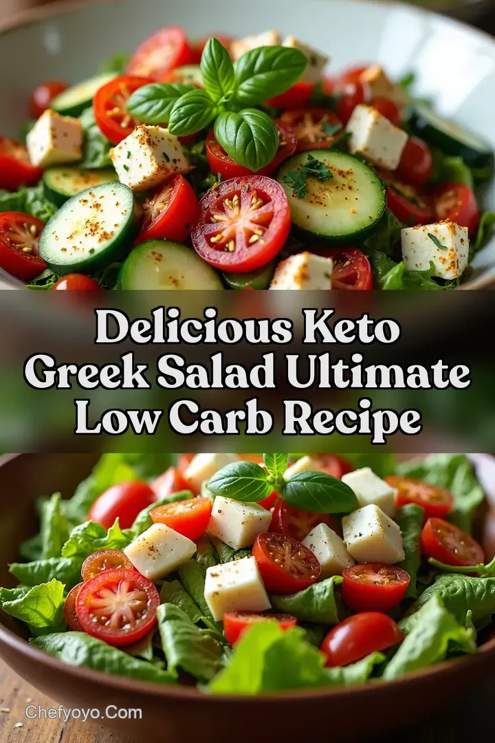 Delicious Keto Greek Salad Ultimate Low Carb Recipe