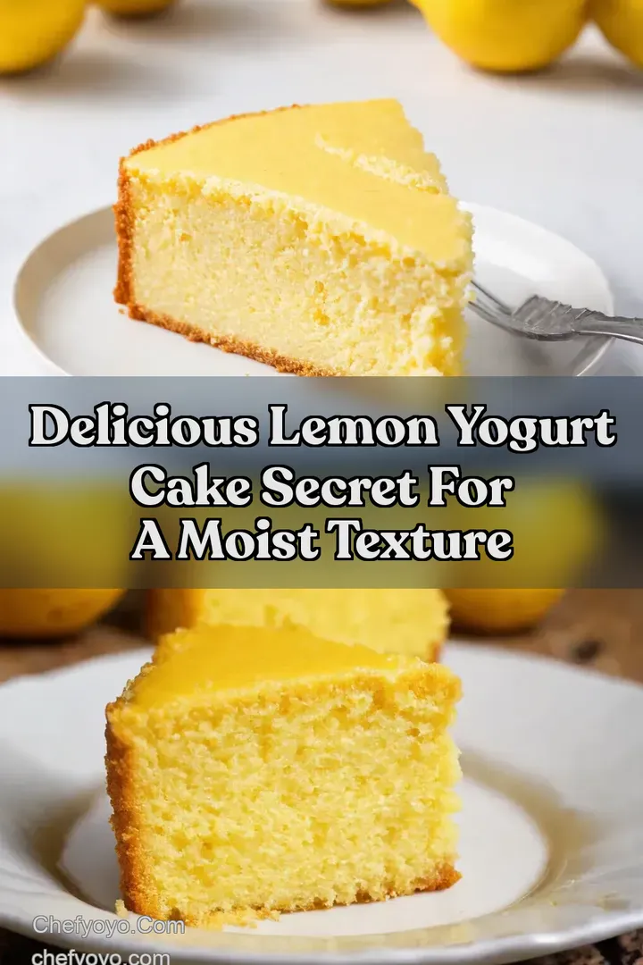 Delicious Lemon Yogurt Cake Secret For A Moist Texture