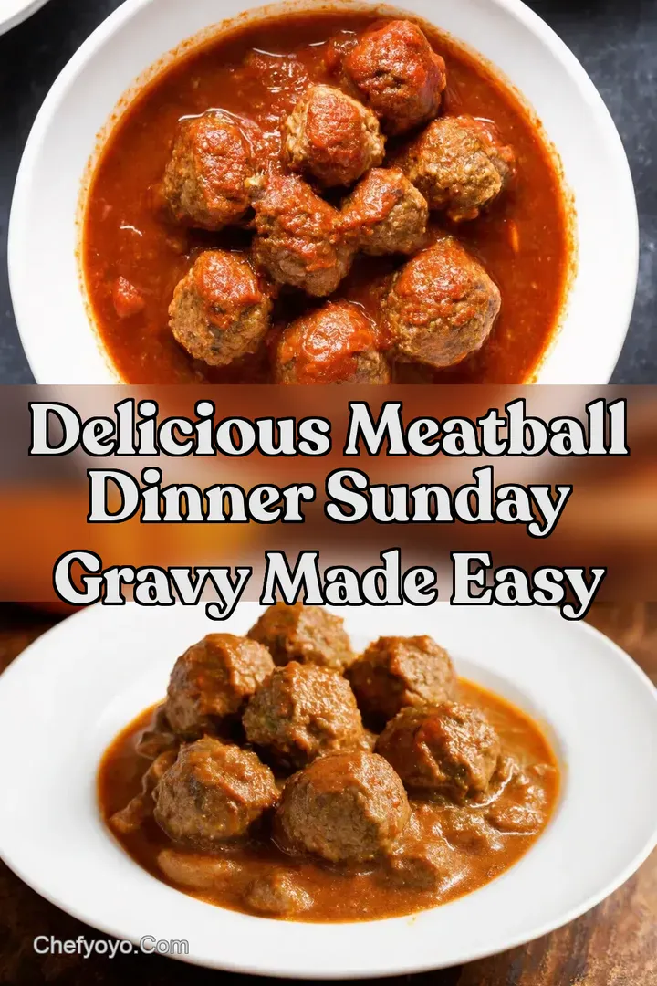 Delicious Meatball Dinner Sunday Gravy Made Easy : PIN FOR LATER Delicious Meatball Dinner Sunday Gravy Made Easy