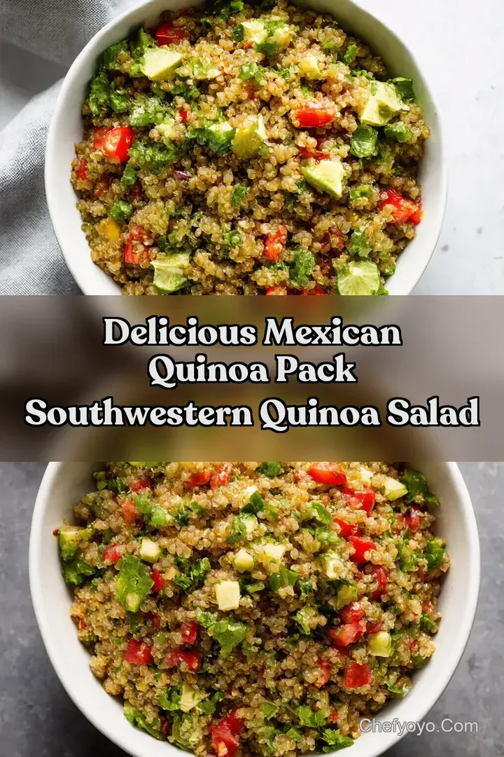 Delicious Mexican Quinoa Pack Southwestern Quinoa Salad