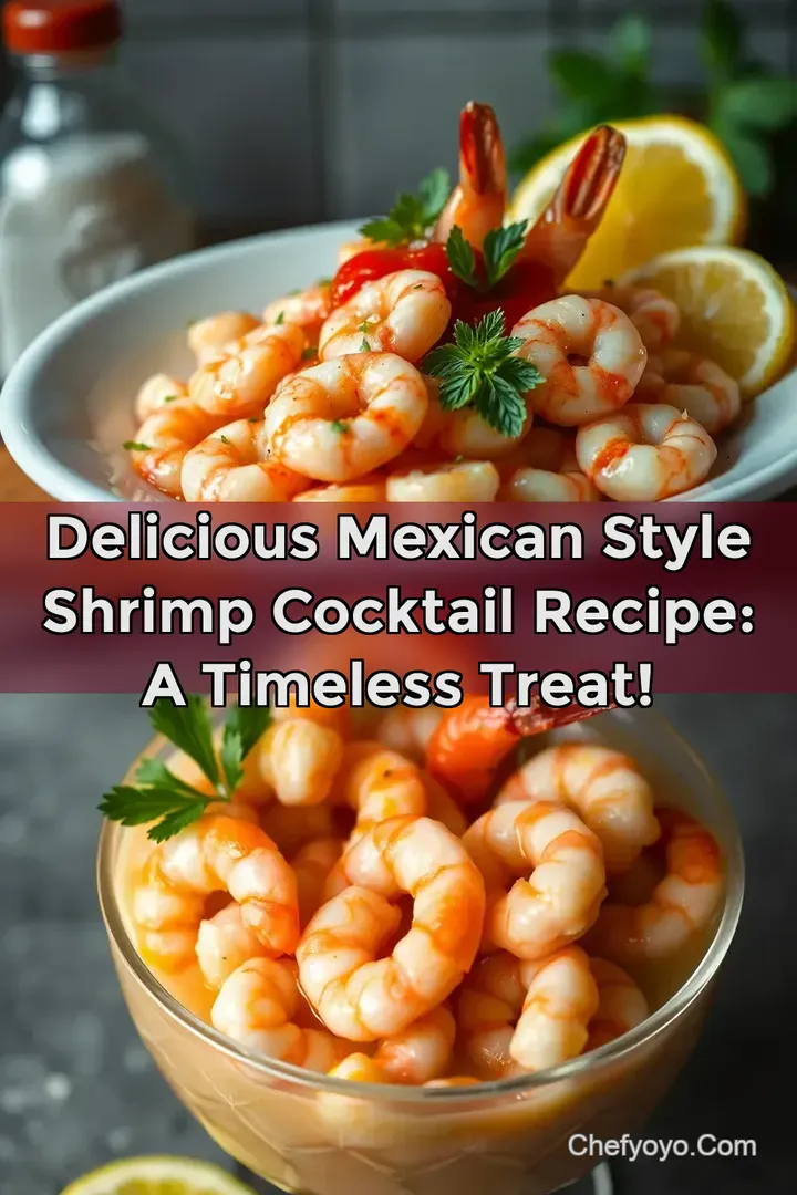 Delicious Mexican Style Shrimp Cocktail Recipe: A Timeless Treat!