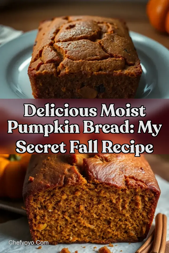 Delicious Moist Pumpkin Bread: My Secret Fall Recipe
