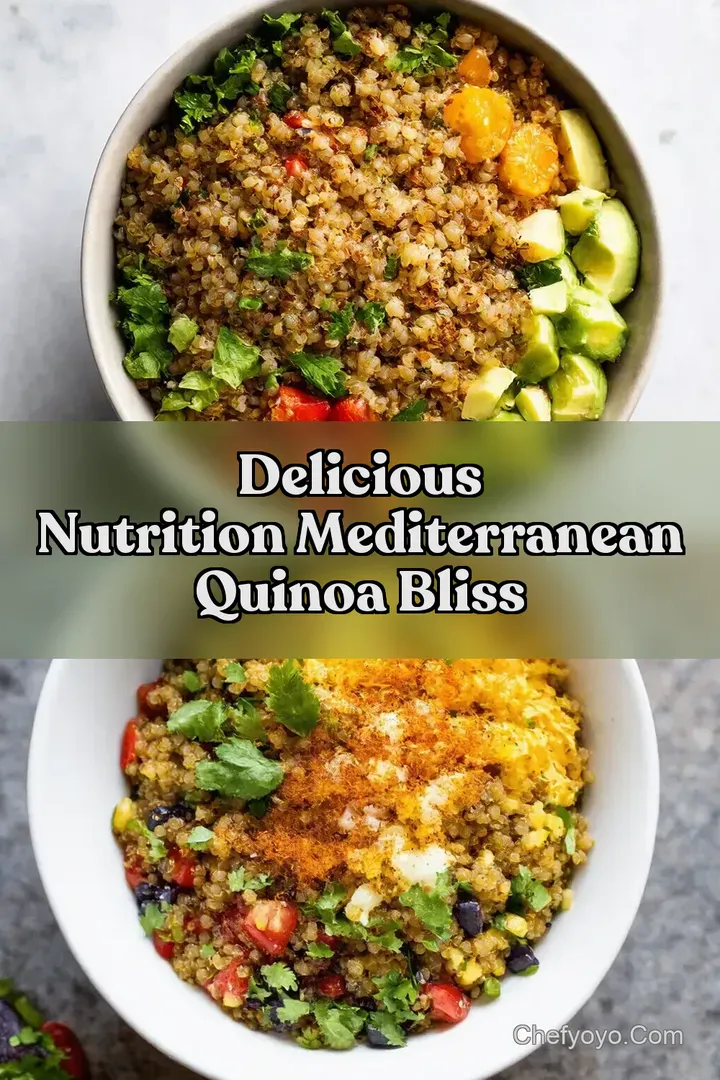 Delicious Nutrition Mediterranean Quinoa Bliss