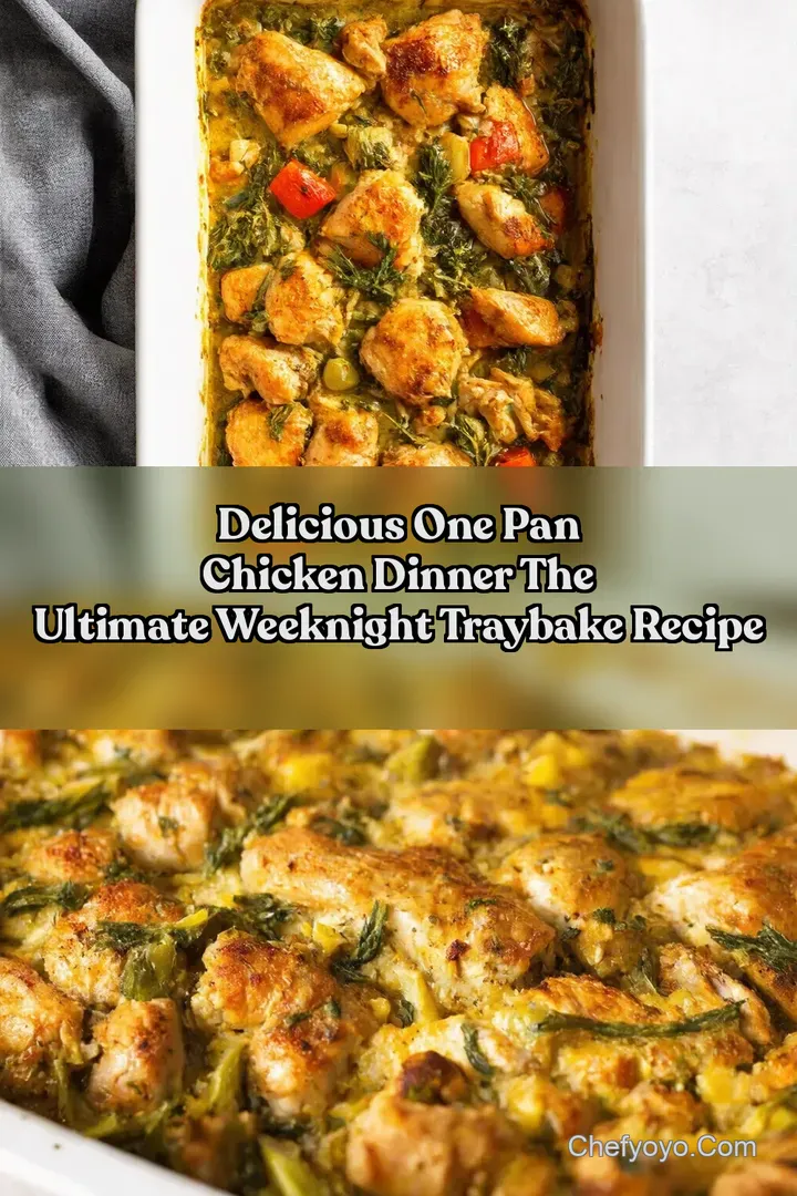 Delicious One Pan Chicken Dinner The Ultimate Weeknight Traybake Recipe