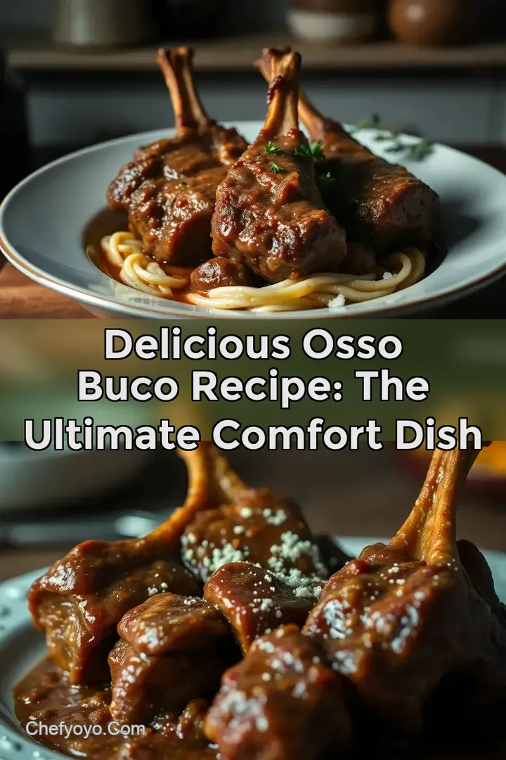 Delicious Osso Buco Recipe: The Ultimate Comfort Dish