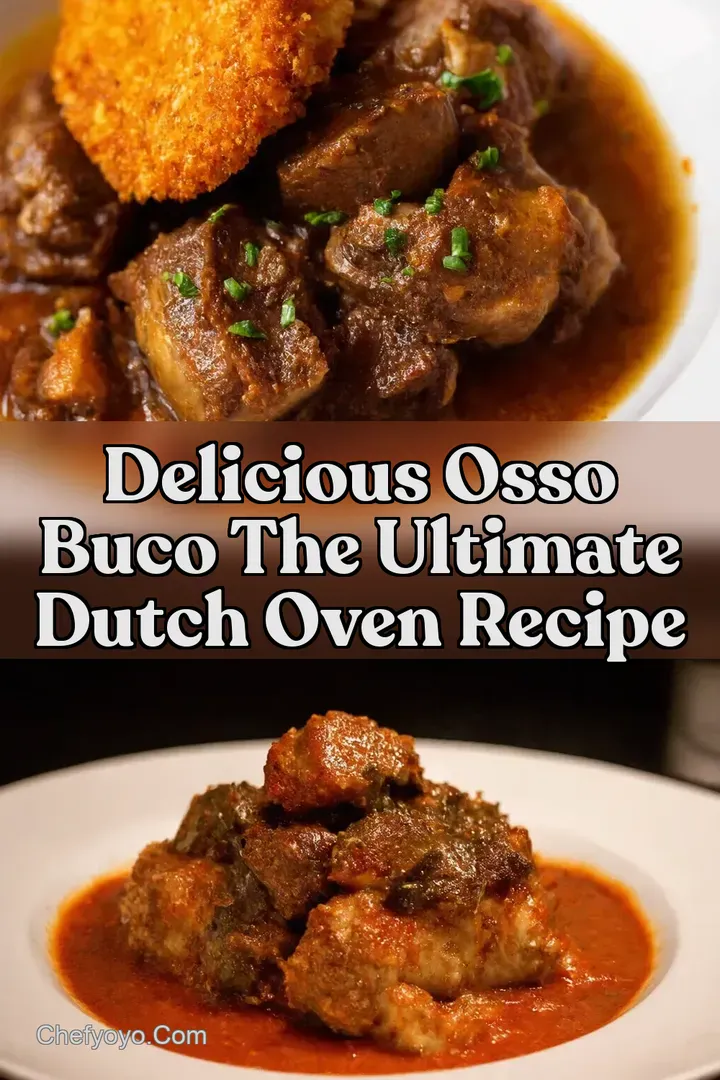 Delicious Osso Buco The Ultimate Dutch Oven Recipe