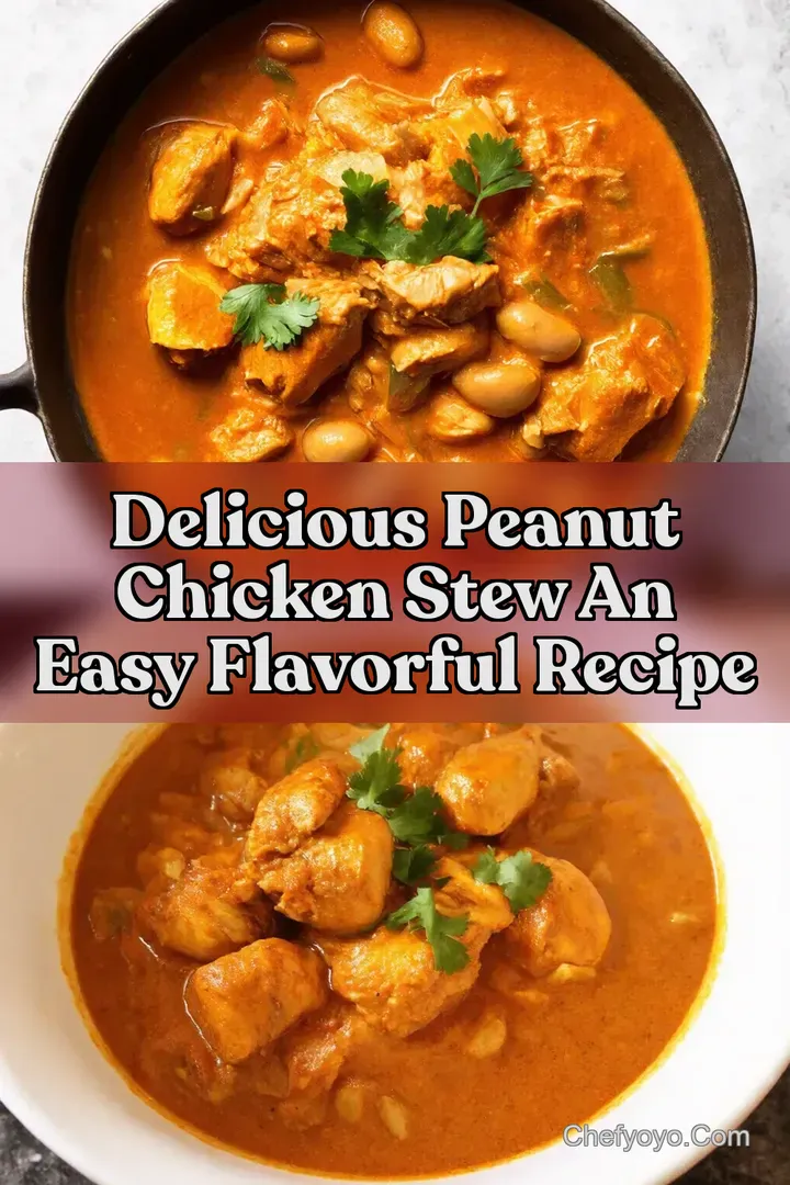 Delicious Peanut Chicken Stew An Easy Flavorful Recipe