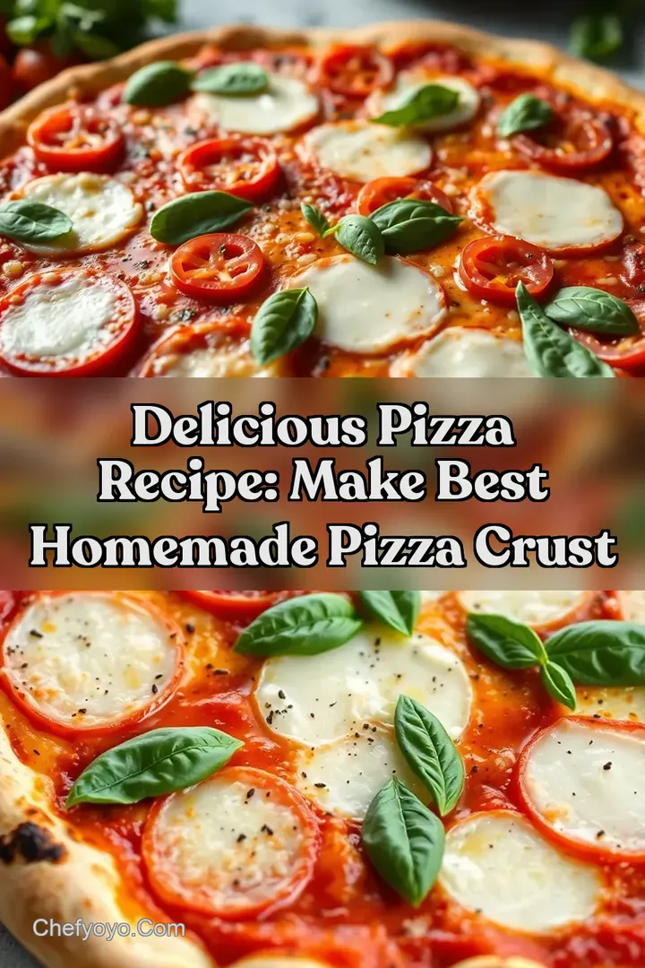 Delicious Pizza Recipe: Make Best Homemade Pizza Crust