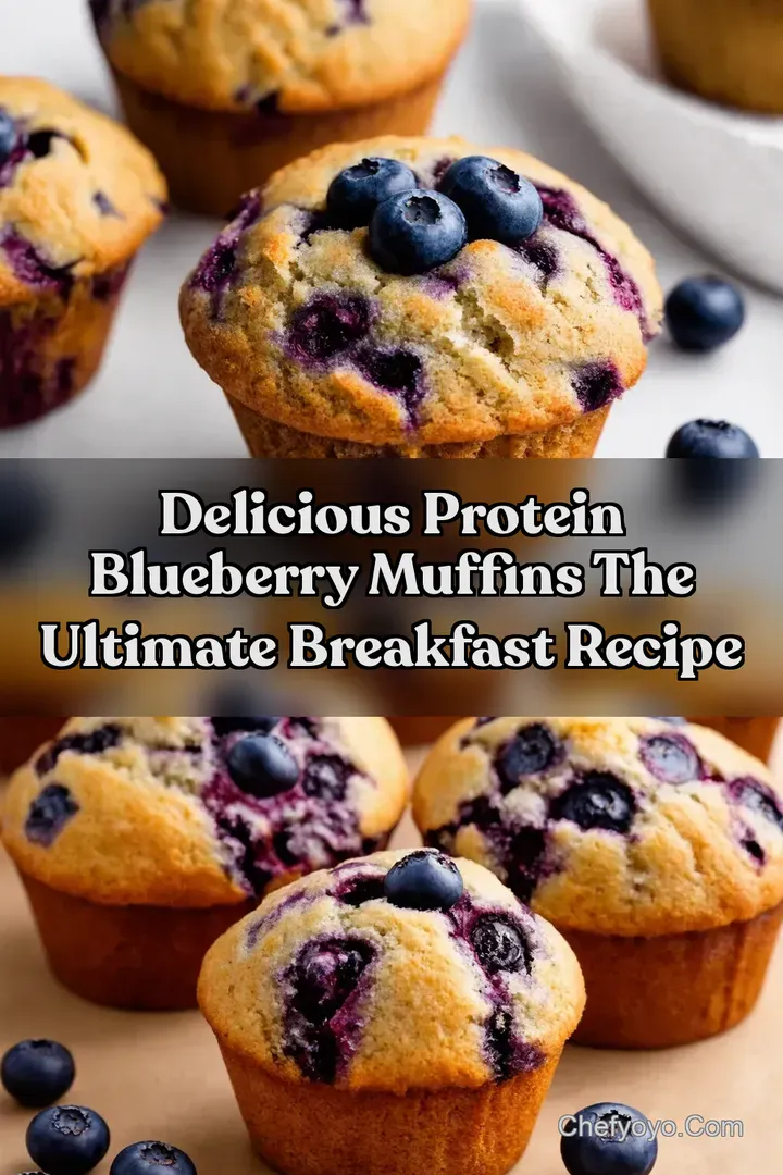 Delicious Protein Blueberry Muffins The Ultimate Breakfast Recipe