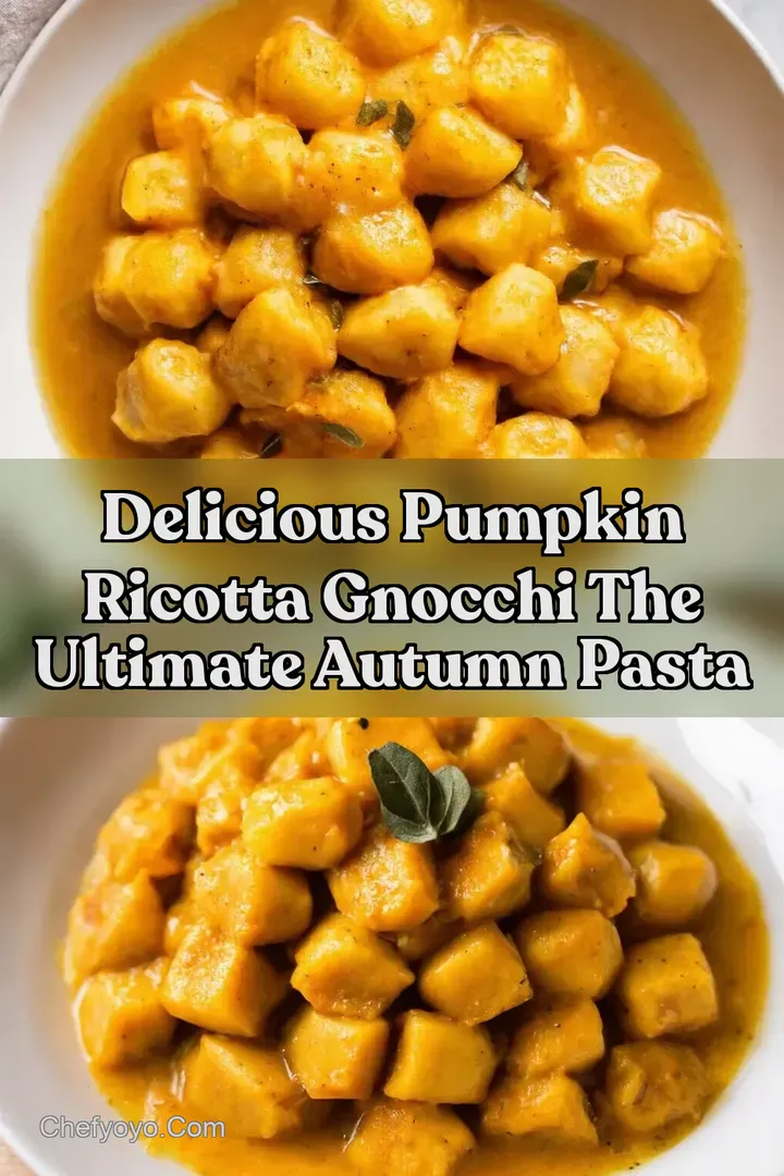 Delicious Pumpkin Ricotta Gnocchi The Ultimate Autumn Pasta