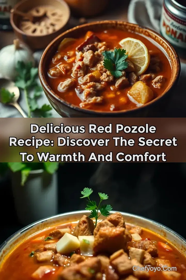 Delicious Red Pozole Recipe: Discover the Secret to Warmth and Comfort