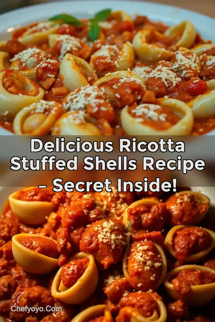 Delicious Ricotta Stuffed Shells Recipe &ndash; Secret Inside!