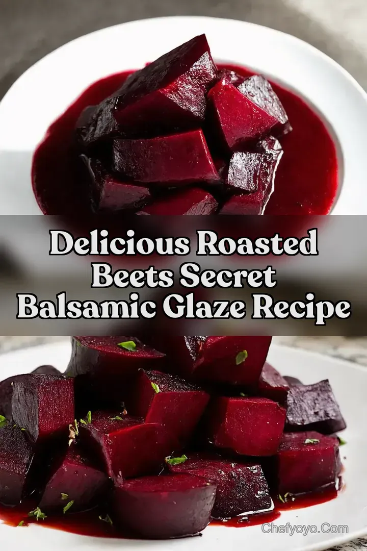 Delicious Roasted Beets Secret Balsamic Glaze Recipe