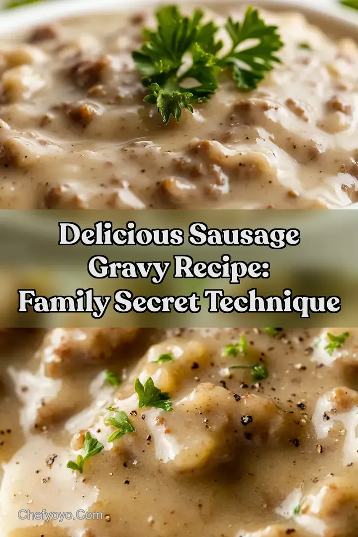 Delicious Sausage Gravy Recipe: Family Secret Technique