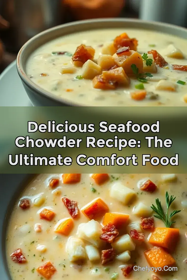Delicious Seafood Chowder Recipe: The Ultimate Comfort Food
