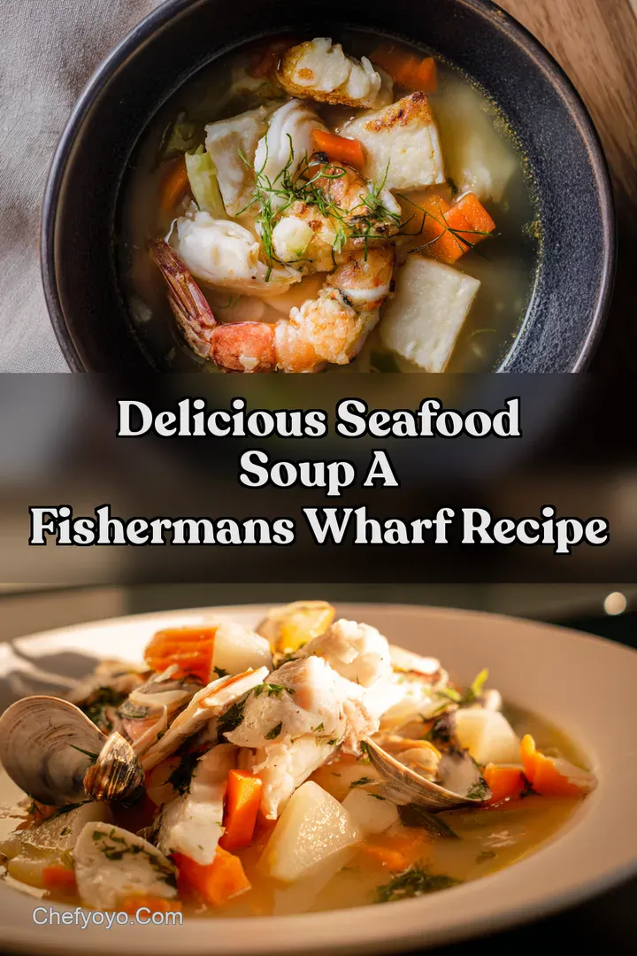 Delicious Seafood Soup A Fishermans Wharf Recipe : PIN FOR LATER Delicious Seafood Soup A Fishermans Wharf Recipe