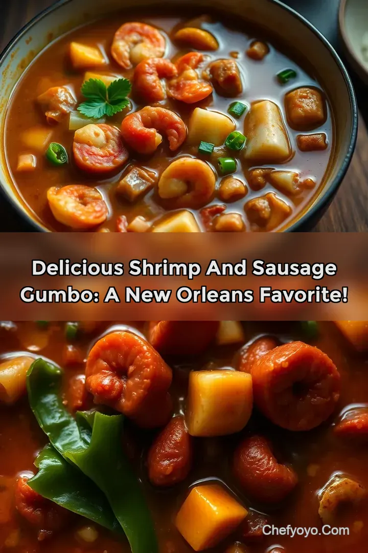 Delicious Shrimp and Sausage Gumbo: A New Orleans Favorite!